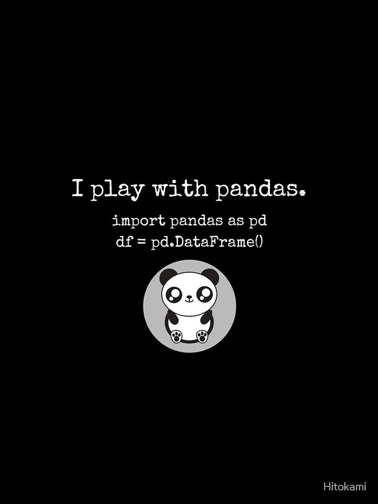 Thumbnail 4 of 4, iPhone Case, I play with pandas python programming; data science designed and sold by Hitokami.