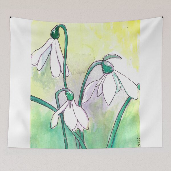 Item preview, Snowdrop Flower  designed and sold by ReneeDixonArt.