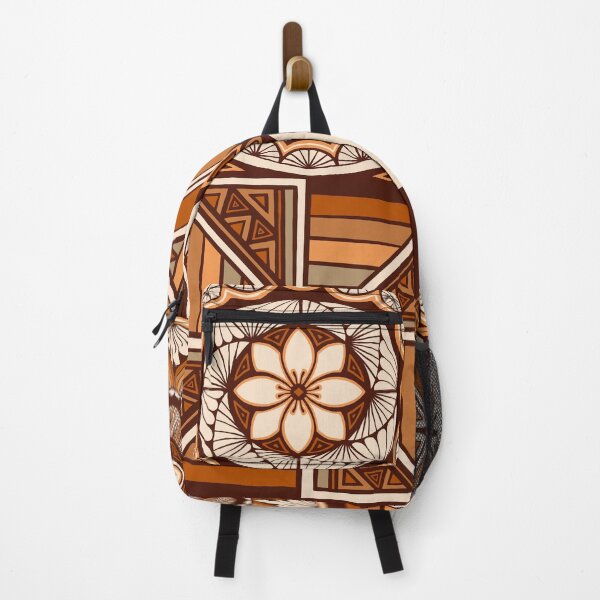 Item preview, Tapa patchwork - rust designed and sold by AprilAppleArt.