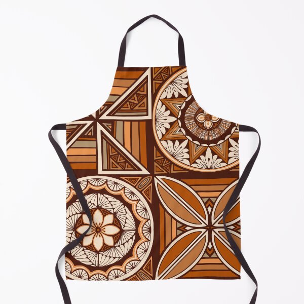 Item preview, Tapa patchwork - rust designed and sold by AprilAppleArt.