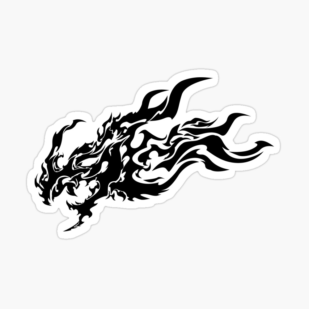 tribal dragon tattoo  Clip Art Library