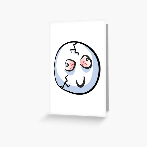 Rage guy meme Greeting Card