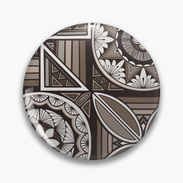 Item preview, Tapa patchwork - charcoal designed and sold by AprilAppleArt.