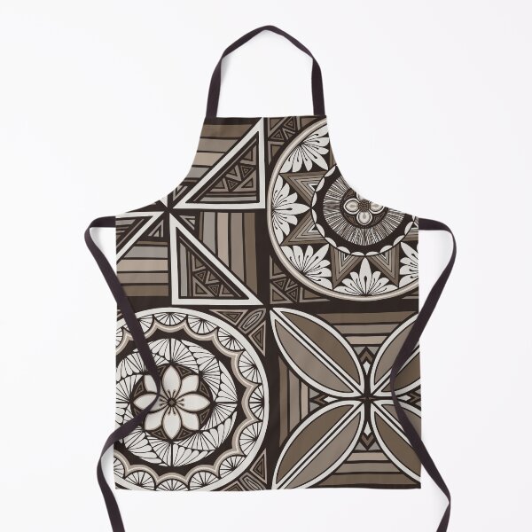 Item preview, Tapa patchwork - charcoal designed and sold by AprilAppleArt.