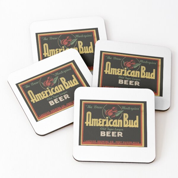 Item preview, American Bud Beer designed and sold by uniquenostalgia.