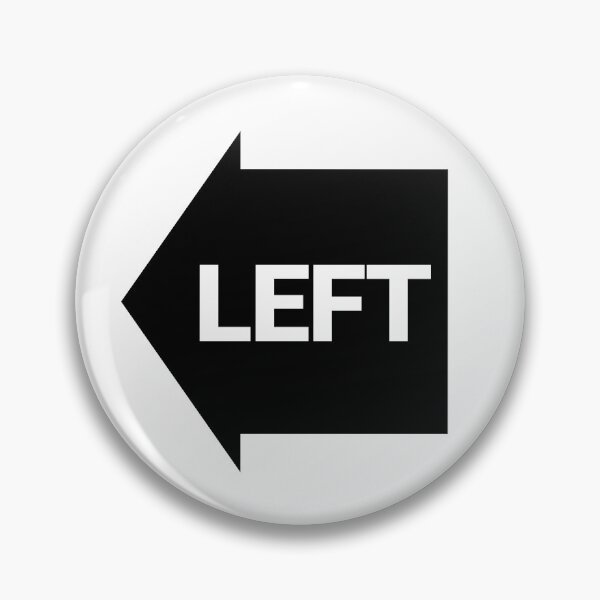 Item preview, Direction Arrow series - LEFT Black designed and sold by poly2mode.