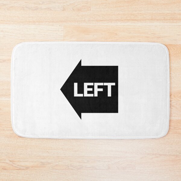Item preview, Direction Arrow series - LEFT Black designed and sold by poly2mode.