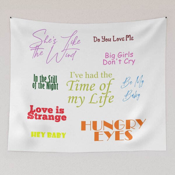 Item preview, Dirty Dancing Songs Sticker Pack designed and sold by dev11588.
