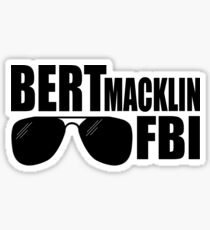 Bert Macklin Sticker
