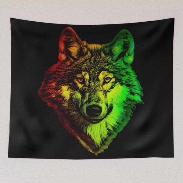Item preview, Rainbow Wolf designed and sold by Marshmallow-Sky.