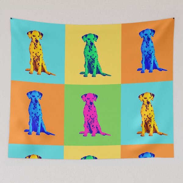 Item preview, Beautiful Dalmatian Puppy Summer Vibes Pop Art - Vintage, Happy, Good Vibes Only Puppies Art designed and sold by MrGiftee.