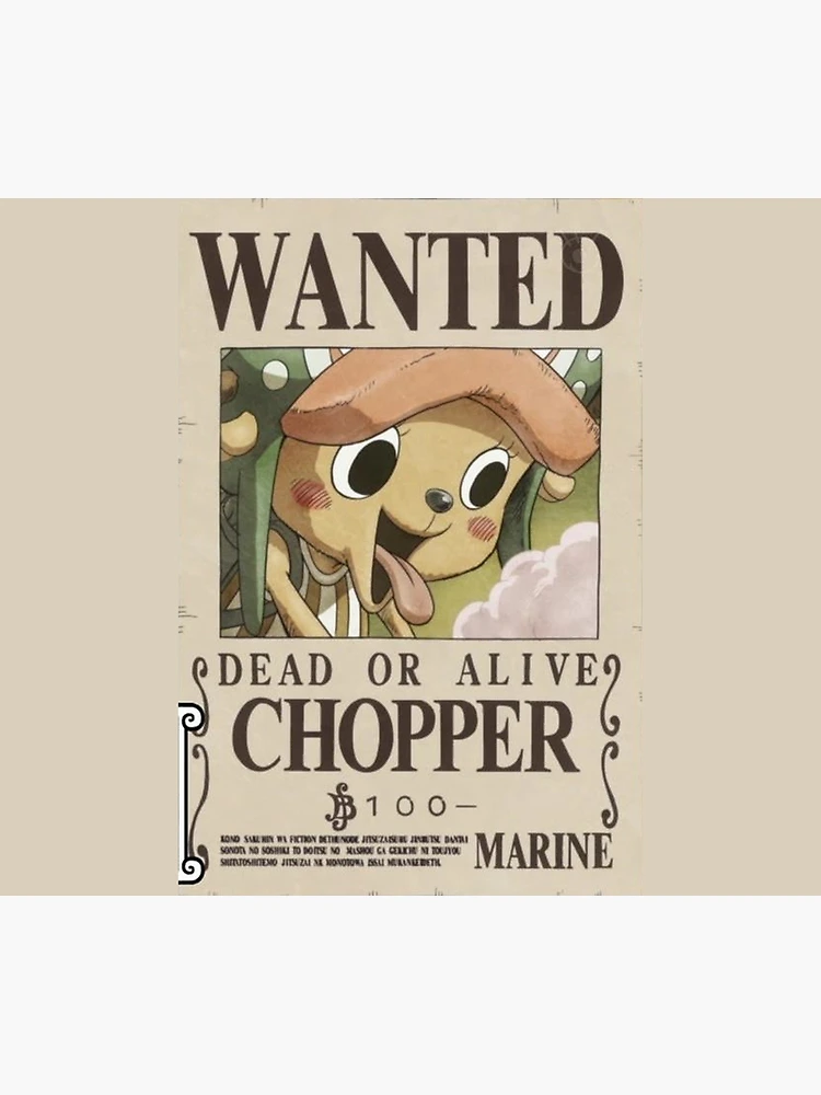 Chopper One Piece Wanted - One Piece - Digital Art, People
