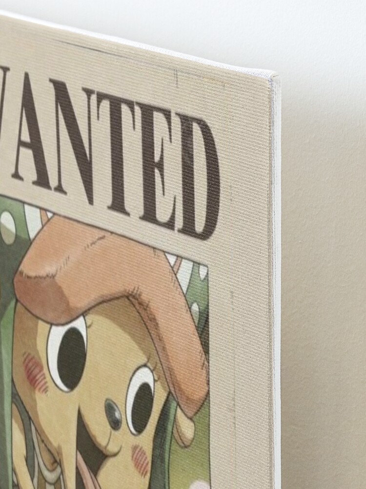 Tony Tony Chopper One Piece Wanted Poster Wood Print