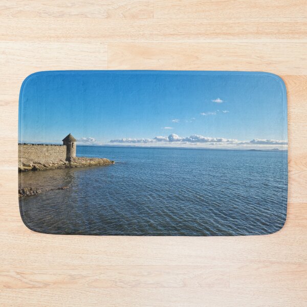 Item preview, Calm gentle sea at Ravenscraig Park watchtower in Kirkcaldy. designed and sold by S-and-W-4ever.
