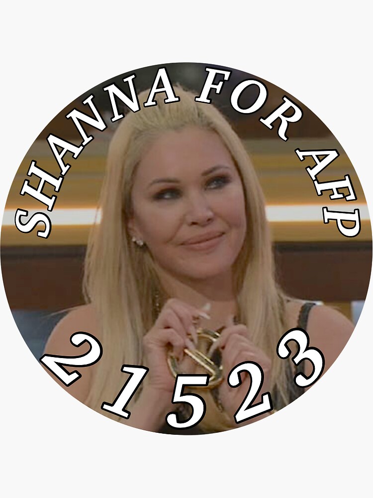 "Shanna for Americas Favorite Player Big Brother" Sticker for Sale by