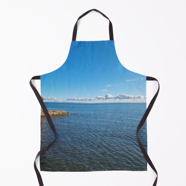 Item preview, Calm gentle sea at Ravenscraig Park watchtower in Kirkcaldy. designed and sold by S-and-W-4ever.