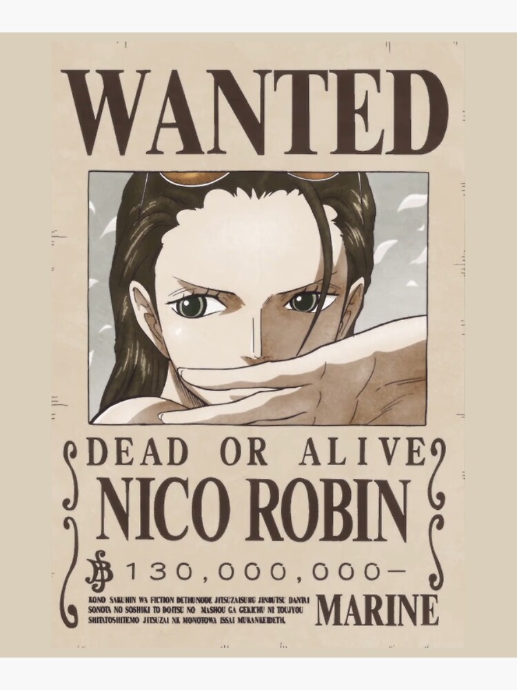 one-piece-nico-robin-current-wanted-poster-one-piece-wanted-poster