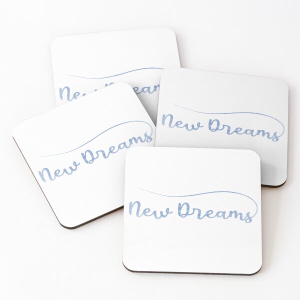 Item preview, New Dreams Inspirational and Motivational Quote designed and sold by HarrysMomStudio.