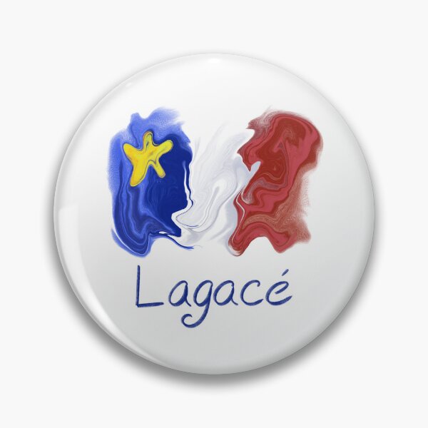Item preview, Acadian Flag pastel liquid Lagacé  - Drapeau acadien liquide pastel Lagacé designed and sold by ColoursOfFrance.