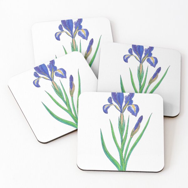 Item preview, Iris Botanical Watercolor Flower designed and sold by Irina Sztukowski.