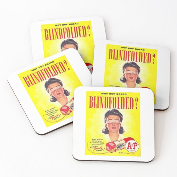 Item preview, Blindfolded? Ad, A&P designed and sold by uniquenostalgia.