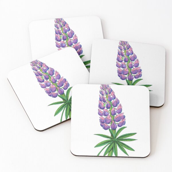 Item preview, Lupine Botanical Watercolor Flower designed and sold by Irina Sztukowski.