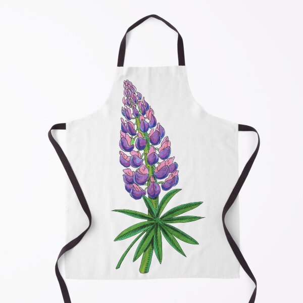 Item preview, Lupine Botanical Watercolor Flower designed and sold by Irina Sztukowski.