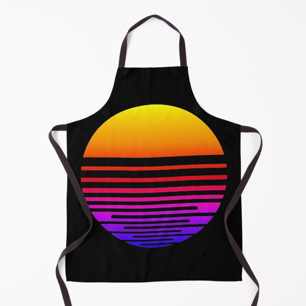 Item preview, Retro Vintage 80s Future Colorful Sunset Design designed and sold by 486DesignCo.