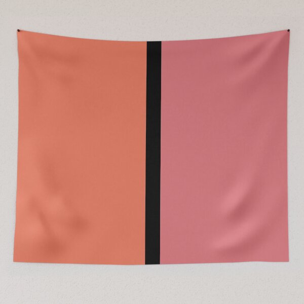 Item preview, 1990s Color Blocking Orange Red designed and sold by BleuSky.