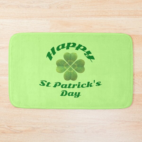 Item preview, Happy St Patrick's Day Four Leaf Clover designed and sold by MottoDigging.