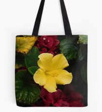 Water on the Hibiscus Tote Bag