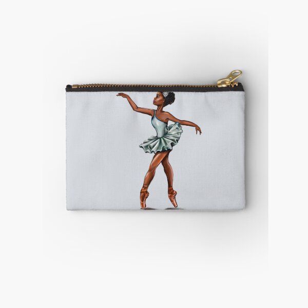 Item preview, African American Ballerina, black woman  dancing tutu  - brown skin girl love ballet dance designed and sold by Artonmytee.