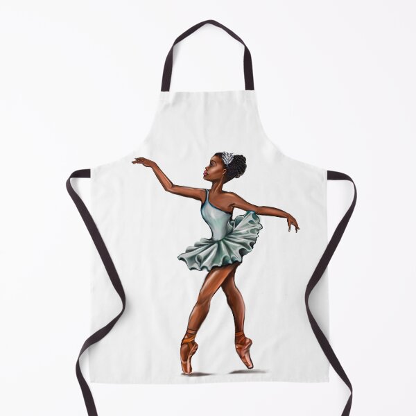 Item preview, African American Ballerina, black woman dancing tutu - brown skin girl love ballet dance designed and sold by Artonmytee.