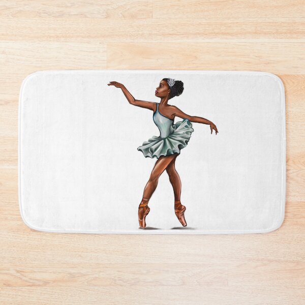 Item preview, African American Ballerina, black woman  dancing tutu  - brown skin girl love ballet dance designed and sold by Artonmytee.