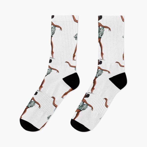 Item preview, African American Ballerina, black woman  dancing tutu  - brown skin girl love ballet dance designed and sold by Artonmytee.