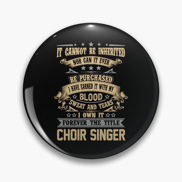Item preview, Choir Singer T Shirt - Forever The Title Job Gift Item Tee designed and sold by celiagomez456.