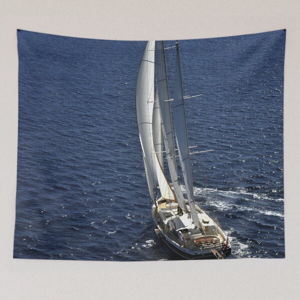 Artikelvorschau, sailboat from drone entworfen und verkauft von laikaincosmos.