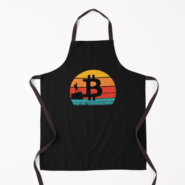 Item preview, Bitcoin Retro Sunset Hiker - Crypto Merch designed and sold by Pawfect-Purr.