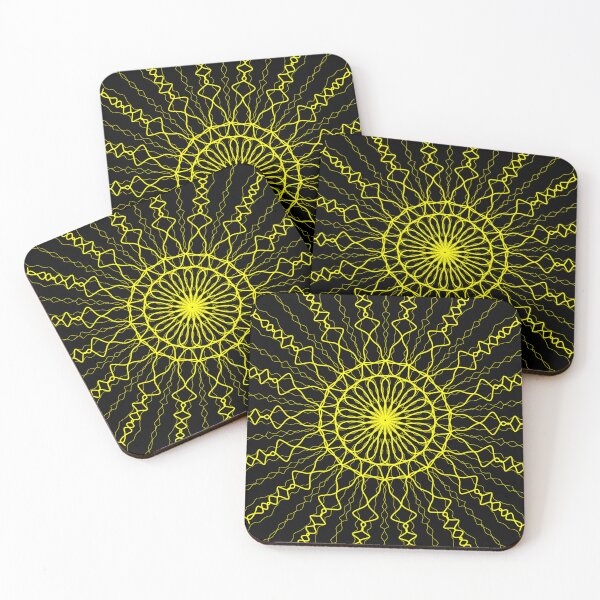 Item preview, Yellow geometric pattern  designed and sold by ArtRarities.