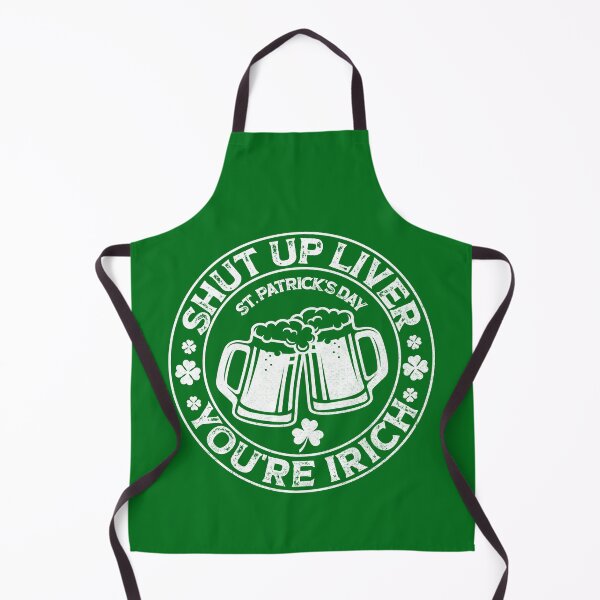 Item preview, shut up liver you're irich, shut up liver you are irich, patricks day flag cheers gift designed and sold by SmileYreAmazing.