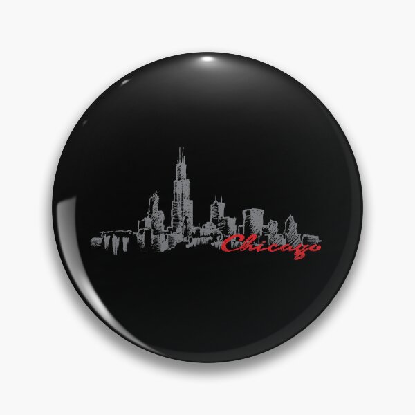 Item preview, Chicago Skyline Sketch - Black designed and sold by JumpSeatDesign.