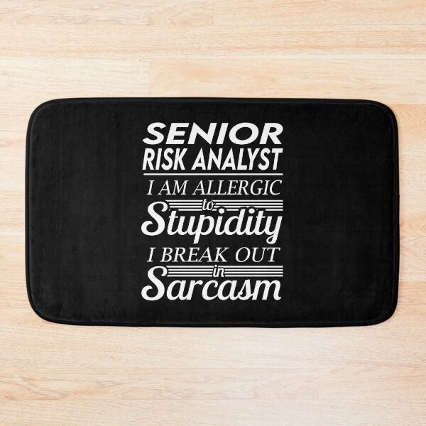 Item preview, Senior Risk Analyst T Shirt - Sarcasm Job Gift Item Tee designed and sold by alexandraf49.