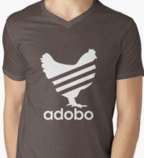 Funny Chicken Adobo Filipino Pinoy Philippines T-Shirt Men's V-Neck T-Shirt