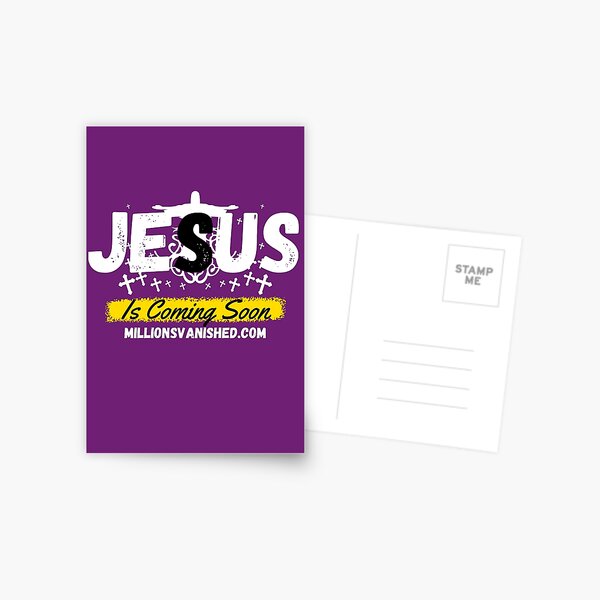 Jesus is Coming Soon 2 - Christian Postcard