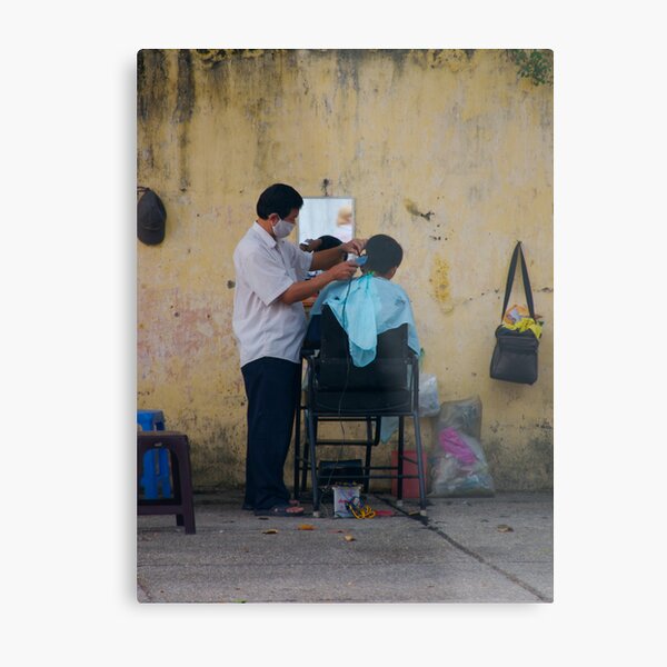 Short, back and sides Metal Print