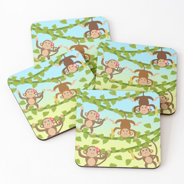 Item preview, MONKEY BUSINESS - SWINGING MONKEYS designed and sold by KelliesCorner.