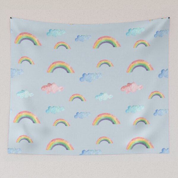 Item preview, pretty Rainbow and clouds designed and sold by ni3ma.