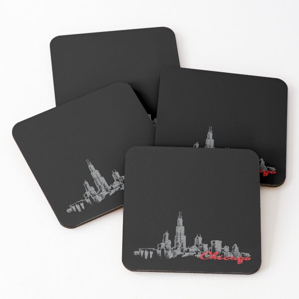 Item preview, Chicago Skyline Sketch - Black designed and sold by JumpSeatDesign.