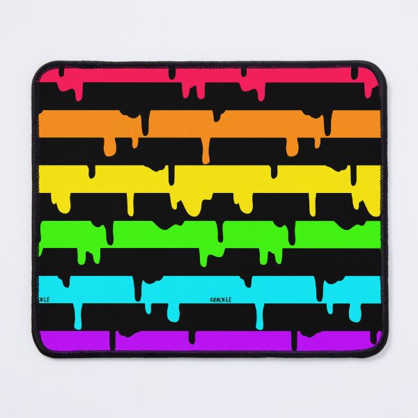 Item preview, Rainbow Drippy Stripes designed and sold by JanGrackle.