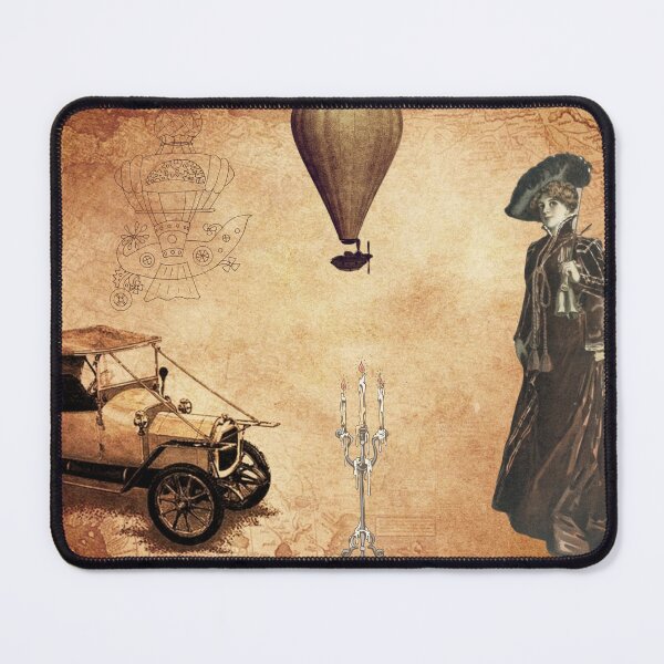 Item preview, Vintage Steampunk Elegant Lady World Map designed and sold by silviaol.